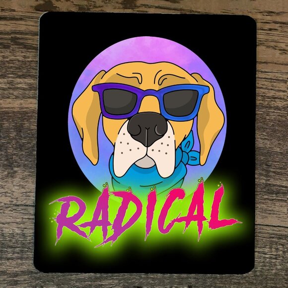 Mouse‎ Pad Radical Dog Cartoon Kids - Picture 1 of 1